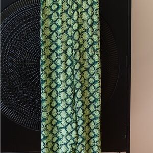 Only Green Snake Patterned Loose Pants